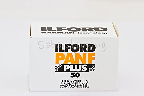 Película Ilford PANF Plus 50 blanco y negro para cámaras instantáneas, formato 35 mm, 36 exposiciones, paquete de 10 unidades miniatura 2
