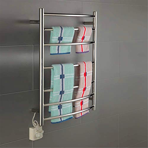 Toallero calefactor de acero inoxidable para baños modernos y confortables 4