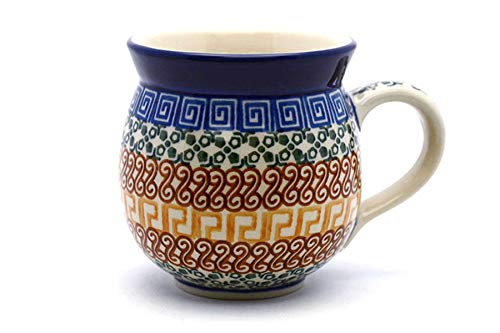Taza de cerámica artesanal Polish Pottery 11 oz miniatura 1