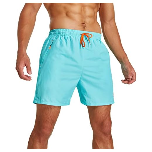 Beco Jungen Knaben-Badehose-Aqua, Marine/Türkis, 152 6 JustSun Badeshorts Herren Badehose Männer Schwimmhose Schnelltrocknend Boardshorts Strandshorts Beachshorts mit Reissverschlusstasche Hellblau M