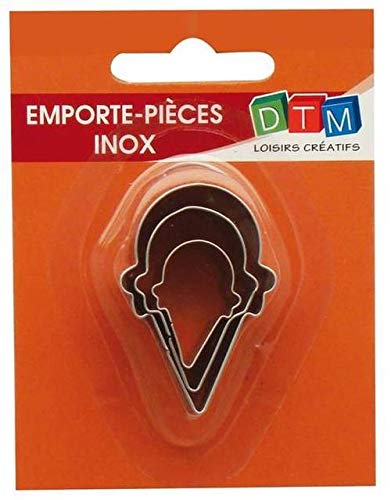 DTM 3 para Galletas Mini moldes cortadores para Conos para Helado
