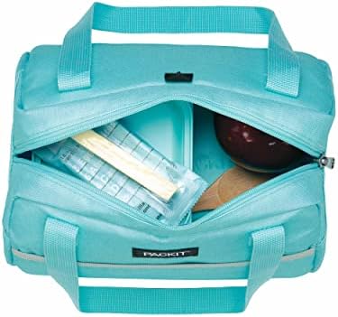 Packit PKT-LH-SMS Hampton Lunch Bag Food, Waterproof Canvas, Soft Mint