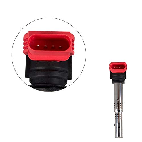 image for RANSOTO Ignition Coil Pack Set of 4 Replaces Part Number 06E905115E Co