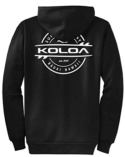 Joe's USA Koloa Thruster Surfboards Logo Full Zipper Hoodies is Sizes S-5XL2