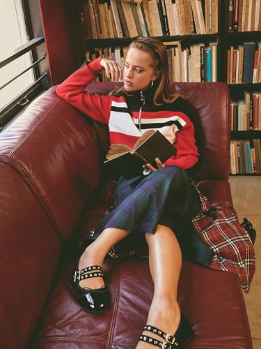 CIDER Plaid Skirts for Women Patched Check Buckle Maxi Mid Waist Long Women Casual Skirt3