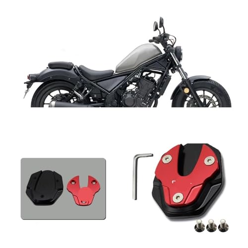 Plaque béquille moto Rebel CM300 CM500 anti enfoncement sol
