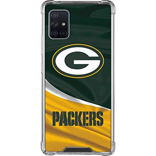 Skinit Clear Phone Case Compatible with Galaxy A51 5G - Officially Licensed NFL Green Bay Packers Design