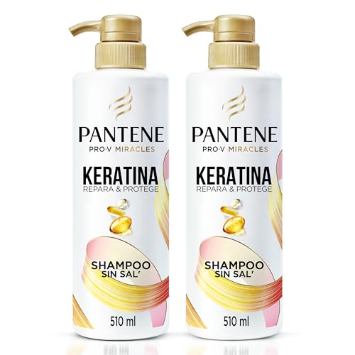 Cuidado Para El Cabello, Compra de libro digital Shampoo sin sal' cabello seco Pantene Keratina con Pro Vitamina B5 2 Unidades de 510 ml c/u