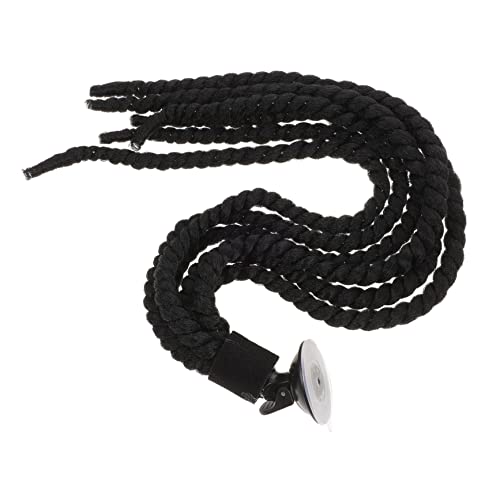 BRIGHTFUFU Braid Wig Ornament Motorcycle Decor Reusable Lightweight Stylish for Ages