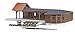 Busch 1676 HO 1:87 Kit of a Sawmill