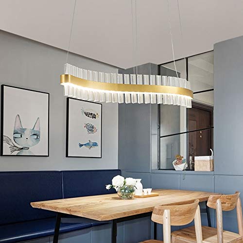 Lampe à LED de salon en verre de 90cm pour remplacer les éclairages agressifs