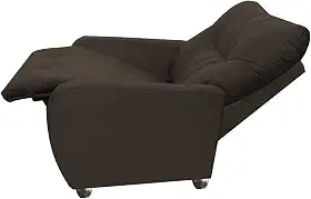 Poltrona Para Extensão De Cílios Reclinável Suede Imperio Moderno Marrom