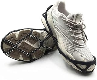 Ice Snow Grips, Anti-Slip Shoes Ice Grippers, Winter Walker Traction Device for Walking on Ice Snow Prevent Outdoor Activities from Wrestling, Crampons Ice Traction Cleats Snow Grips for Boots Shoes