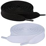 Paket Enthält: 2 Paar hochwertige Flache Schnürsenkel (4 Schnürsenkel). Doppelschichtig, dicke und verschleißfest.
