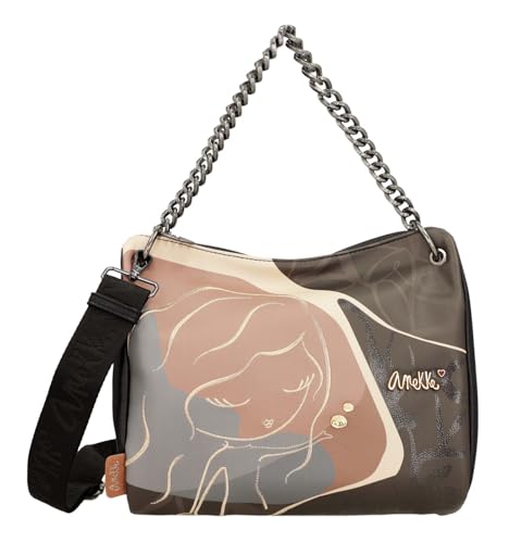 Anekke sac à épaule bandoulière pour sortir en ville look multicolore