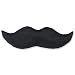 Plush Black Moustache Pillow - Birthday and Theme Party Supplies