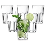 Kit 6 Copos de Vidro grosso Canelado 350ml – Ideal para Água, Suco e Drinks | Design Premium para Cozinha, Bar ou Presente Mesa Posta Copo Diferente