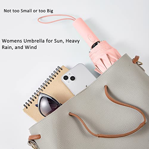 Baodini Umberlla For Rain And Sun Protection-Uv Block Windproof Compact Medium Umbrella For Car, Backpack #TOP3
