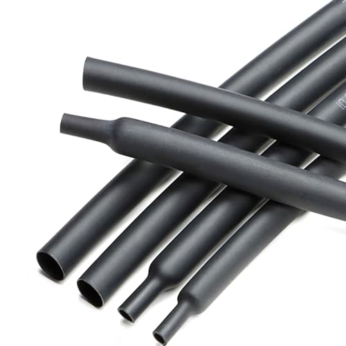 Gaine thermorétractable PE noire 60mm évite les courts-circuits des fils grâce au rapport 2:1