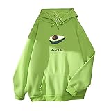 Sudaderas con Capucha Mujer Hoodie Casual Estampada de Manga Larga Moda Abrigos Deportivos Pullover Tops Jerseys