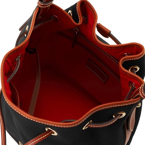 Dooney & Bourke Shoulder Bags, Pebble Grain Drawstring Leather Bucket Bags for Women3