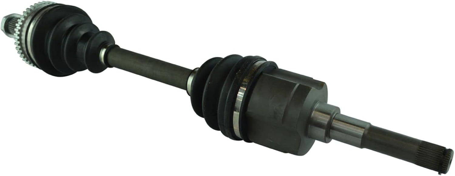TRQ Front Left CV Axle Shaft Assembly Drivers Side Compatible with 1994-1997 Ford Probe 1994-2002 Mazda 626 MX-6