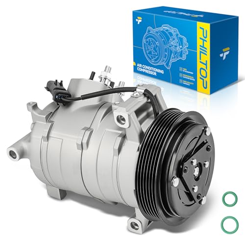 Image of PHILTOP NEW AC Compressor w /Clutch for 300 /Charger 2007-2010 3.5L | for Dodge Challenger 2009-2010 3.5L, Dodge Magnum 2007-2008 3.5L, Replaces# 140357NEW RL111418AC 55111418AC 2021788