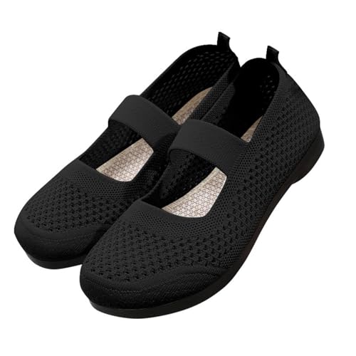 2025 Zapatos Planos Mujer Comodos Vestir Verano Bailarinas Elegentes Comodas Entretiempo Zapatillas Deportivas sin Cordones Slip On Calzado Barefoot Casual para Caminar Transpirables Antideslizante