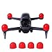 Produktbild ZJRXM FPV Combo Drone Motor Covers Schutzhülle Zubehör, 4 Stück Silicone Motor schutzhülle Abdeckung Schutz Kappe für DJI FPV Combo Drone, Staubdicht/Stoßfest/Feuchtig Keitsfeste (Rot)