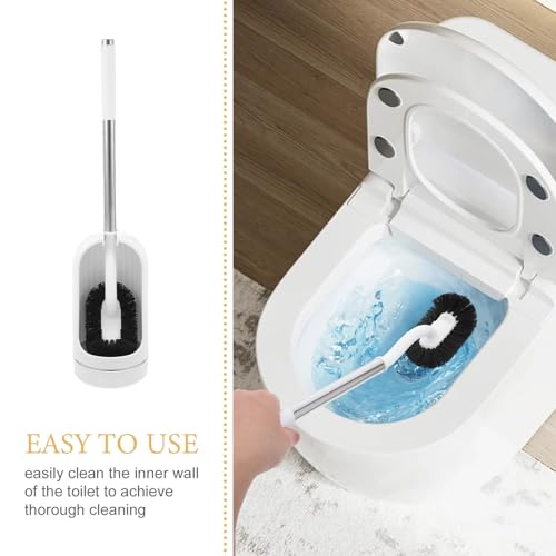 Brosse WC de nettoyage éliminant les saletés sous les rebords
