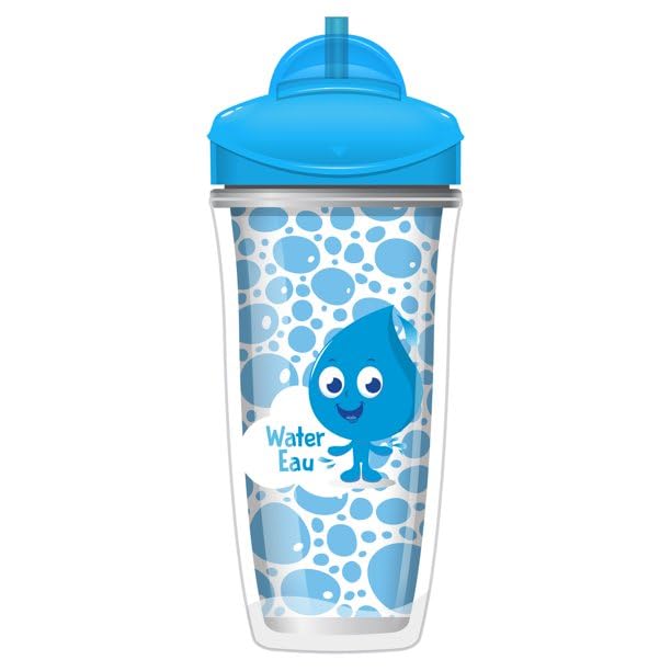 Miniatura 4 de Playtex Baby Sipsters Stage 3 - Vasos para sorber con popote para niños pequeños, a prueba de derrames, a prueba de fugas, con aislamiento térmico,