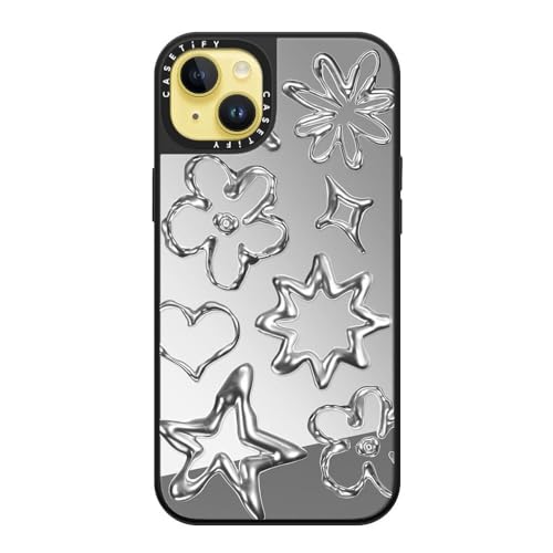 Coque pour iPhone 14 Plus compatible MagSafe antichoc miroir réfléchissant