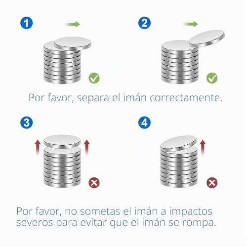 Miniatura 7 de Imanes De Neodimio Wukong 10x1mm Paquete De 20 Mini Imanes Extremadamente Fuertes, Imanes Redondos Pequeños Para Tablero Magnético, Tablero Magnético, Nevera, Manualidades, Oficina, Cocina