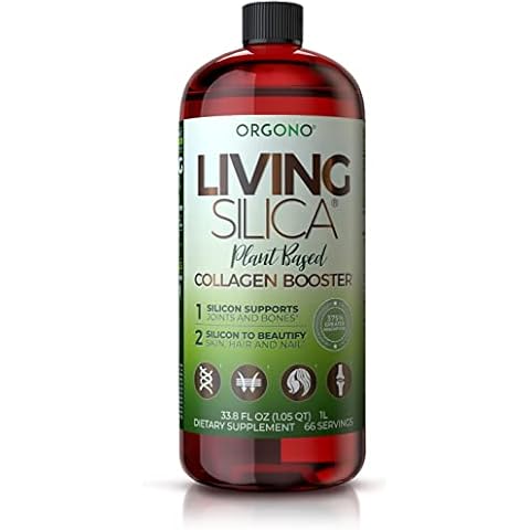 Living Silica Plant Based Collagen Booster | Vegan Collagen Booster | Supports Healthy Collagen and Elastin Production for Joint & Bone Support, Glowing Skin, Strong Hair & Nails | 33.85 Fl Oz Cover