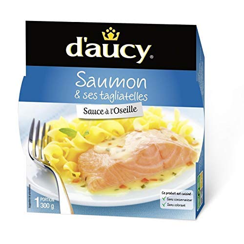 D'AUCY - Filet De Saumon Oseille Et Tagliatelles 300G - Lot De 3 - meilleure offre