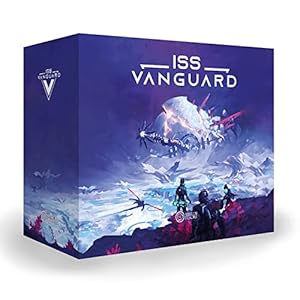 ISS Vanguard Juego de mesa,Juego de aventura de ciencia ficción,Juego de estrategia cooperativa,Tiempo de juego promedio de 90-120 minutos,Fabricado por Awaken Realms