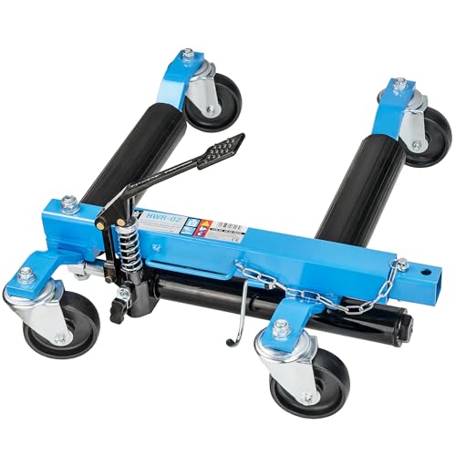 Stix Rangierhilfe HWR-02-1x PKW Rangierroller mit 680 kg Tragkraft - Auto Rangierheber bis 300 mm Reifenbreite - für Werkstatt & Garage (Hydraulisch HWR-02) Stix Rangierhilfe HWR-02-1x PKW Rangierroller mit 680 kg Tragkraft - Auto Rangierheber bis 300 mm Reifenbreite - für Werkstatt & Garage (Hydraulisch HWR-02)