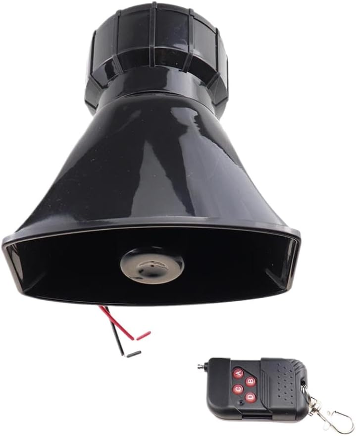 7 Tones Wireless Electronic Siren Loudspeaker 12V DC Compatible With Vehicle Car Horn Accessories