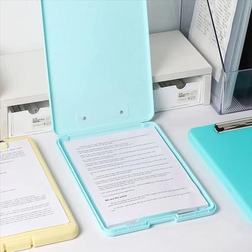 Organizador de papel para documentos, caixa de arquivo a4, mesa transparente, armazenamento, escritó