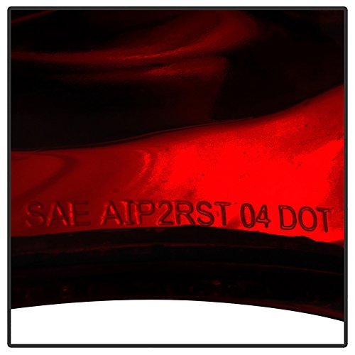 Vipmotoz Dark Smoke Red Lens Factory Style Tail Lights For 2004-2009 Compatible With Dodge Durango Assembly Driver & Passenger Side Pair Set #TOP4