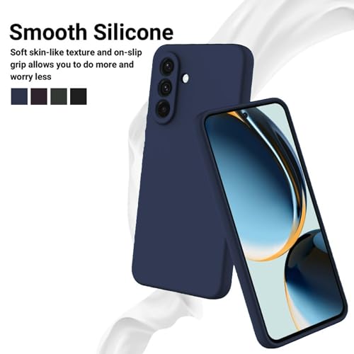 Image of FIRST MART Matte Silicone Back Cover for Samsung Galaxy S26 - Blue
