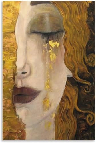 Peinture vintage Gustav Klimt pour décoration intérieure moderne de salon