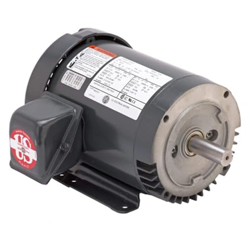 U12S2AC, 1/2Hp, 1745 RPM, 208-230/460V, 3PH, 60Hz, TEFC, Frame 56C, HS89