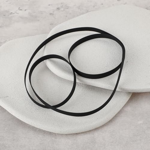 Briny River 2 Stück Plattenspieler-Antriebsriemen 600 X 5 Mm Kompatibel mit Pioneer PL-12D PL-15D PL-100 PL-112D PL-117D Ersatz für Plattenspieler