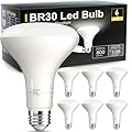 TJOY BR30 5000K 6PACK BR30 LED Bulbs, Indoor Flood Lights CRI80 9W Equivalent 65W 5000K Warm White 800 Lumens, E26 Base, 15000 Lifetime Hours for Ceiling, Recessed Can, Living Room and Kitchen