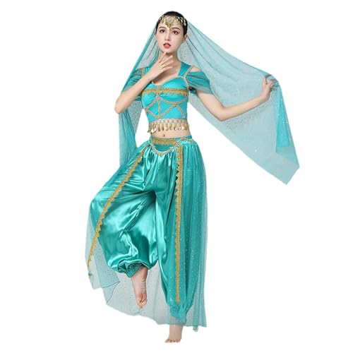 Costume princesse danse oriental en polyester robe déguisement pour fête