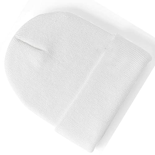 Touca Gorro Inverno Unissex Masculino Feminino Branco