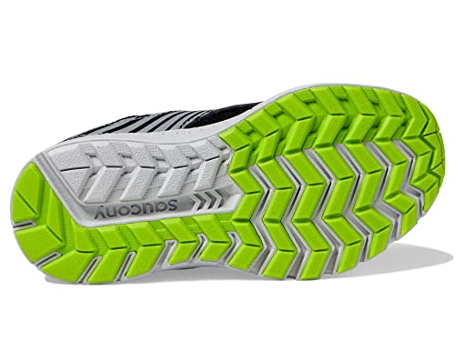 Saucony Velocer A/C Sneaker(Little Kid/Big Kid) Black/Green 11 Little Kid W3