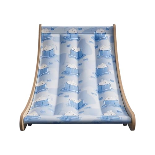 Cama de refrigeración para gatos, tumbona de madera transpirable y lavable, cama refrescante para mascotas, para sala de estar, dormitorio, hogar, exterior, jaula para cachorros, conejos, verano