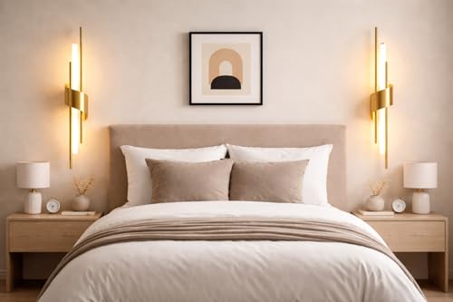 Image of FILLISKA Led Wall Highlighter Light, Warmwhite Light, Luxurious Wall Decor (12 Watt Artistic Gold-698)